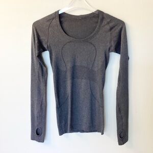 Lululemon Swiftly Tech Long Sleeve Crew - Gray - 2